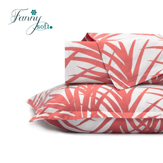 Fanny Soft - THE RED LAGUNA DUVET COVER AND SHAMS