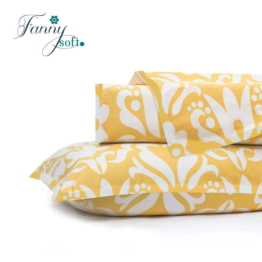 THE MONTGOMERY YELLOW DUVET COVER AND SHAMS